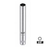RICO 3/8 On İki Köşe Buji Lokması 14 mm Uzun 25 Cm