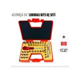Rico 40 Parça 1/4 Lokma Takımı Bits Lokmalı 006-rc4513