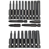 Rico Matkap Uçları Torx Alyan Düz Yıldız 22 Parça 50 Mm Manyetik Mıknastıslı Orjinal Çelik