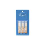 Rico Rcb0325 Royal Bb Klarnet Kamışı No: 2.5 (Orta Seviye/Eğitim) - 3'Lü Paket | Fransız Kesim (Filed), Esnek Tepki Ve Deneme Paketi