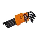 Rico Rico 9 Parça Torx Allen Anahtar Takımı Uzun 013-rc0207 Siyah