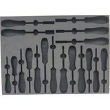 Rico Tornavida Takımları Uyumlu Eva Sünger Organizer (Düz - Yıldız - Torx - Lokma Tornavida Uyumlu)