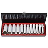 Ricoh Rico 12 Parça Lokma Takımı Uzun 1/2" 6 Köşe 007 Rc1212sd Antrasit