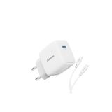 Ricomm 20 W GAN USB-C QC4.0 PD Hızlı Şarj Cihazı+2 mt Type-C 60 W Şarj Kablosu