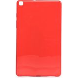 Ridata Samsung Galaxy Tab S6 Lite P610 Lansman Silikon Tablet Kılıfı+ Kırılmaz Cam - Kırmızı
