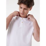 Rıders By Lee Beyaz Erkek Polo T-Shirt L231632100 Kısa Kollu Polo T-Shirt - 2XL