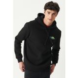 Rıders By Lee Kapüşon Yaka Siyah Erkek Sweatshırt L222695-001 Kapüşonlu Sweatshirt