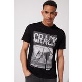 Riders By Lee L222715-001 Bisiklet Yaka Loose Fit Siyah Erkek T-Shirt