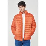 Riders By Lee Riders By Lee Regular Fit Normal Kesim Dik Yaka Haki Şişme Mont - Turuncu - 2XL