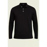 Ridley Regular Fit Doubleface Interlok Polo Yaka Erkek Sweatshirt - Siyah