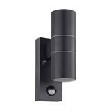 RIGA 5 Dış Mekan 2X2,8W GU10-LED En:6,5cm-Yükseklik:21,5cm-Montaj Çıkıntısı:11cm- Ampul Dahil