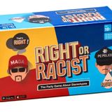 Right Or Racist - Komik Beyaz Fil Hediyesi - Komik Oyun - Harika Hediye - Erkekler ve Kadınlar için Doğum Günü Hediyeleri