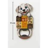 Righton Mıknatıslı Köpek Figürlü Şişe Açacağı – Retro Metal Dekoratif Açacak 11 cm