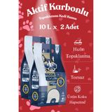 Rigor Cat Aktif Karbonlu Topaklanan 2x10 lt Kedi Kumu