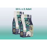 Rigor Cat Natural Kokusuz Topaklanan 2x10 lt Kedi Kumu