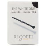 Rigotti RGCCW15 White Bb Klarnet Kamışı No: 1.5 (Başlangıç/Eğitim) - Tekli Paket | Beyaz Kutu Yumuşak Kamış ve Kolay Üfl