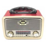 Rigour 301 El Fenerli Taşınabilir Nostaljik Radyo Hoparlör USB Tf Aux Destekli