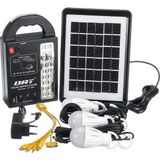 Rigour Dat AT-999 Güneş Enerjili Solar Aydınlatma Sistemi Siyah El Feneri LED Ampul ile Kullanım