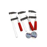 Rigour Yüksek Kalite F Tipi Ahşap Çelik Mobilyacı Işkencesi Kıskaç Işkence 3Lü Set Genişlik 5 Cm