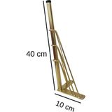 Rihan Mobilya 4'lü Metal Mobilya Ayağı Gold 40 cm Sehpa Puf Koltuk Ayağı Vidalı Hairpin Ayak - 2 li