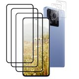 RIIMUHIR Ekran Koruyucu Xiaomi 13T/Xiaomi 13T Pro, Temperli Cam Ekran Koruyucu, Çizilmez, Parmak İzi, 9H Sertlik, HD Şeffaf Film, Yüksek Hassasiyet, Temperli Cam Film, 3 + 2'li Paket