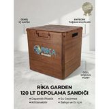 Rika Garden Kahverengi Kilitli Bahçe Depolama Sandığı