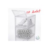 Rika Garden Şeffaf Ayakkabı Kutusu 10'lu Set - Çok Amaçlı Düzenleyici
