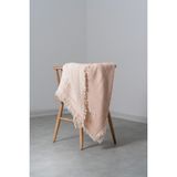 Rikka Home %100 Pamuk 4 Kat Muslin Battaniye 140X190 cm – Hafif, Nefes Alabilen, Çok Amaçlı Örtü/Pike - Somon - 140 x 190 cm
