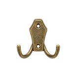 Riko Askı, Metal Vestiyer Askısı, 54 Gr, Dolap ve Duvar Askılığı, Antik Sari (Vidalı)