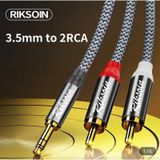 Riksoin 3-metre 3.5mm To 2rca Aux Ses Kablosu 3.5mm Hifi Ses
