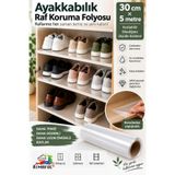 RİMAFOL AYAKKABILIK RAF KORUMA FOLYOSU KENDİNDEN YAPIŞKANLI ŞEFFAF FOLYO