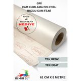RİMAFOL CAM KUMLAMA FOLYOSU BUZLU CAM FİLMİ ofis -ev-mutfak pencere-cam balkon duşakabin 61 cmx 8 m