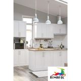Rimafol Mat Beyaz Mobilya Dolap Tezgah Kaplama Folyosu 52CMX3M - 52 x 300 cm