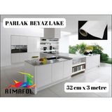 Rimafol Mutfak Dolap Tezgah ve Mobilya Kaplama Folyosu Parlakbeyaz 52CMX3M - 52 x 300 cm