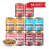 Rimba Sos İçinde Karışık Çeşitli 10x400 gr Kedi Konservesi