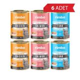 Rimba Sos İçinde Karışık Çeşitli 6x400 gr Kedi Konservesi