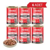 Rimba Sos İçinde Parçalı Kuzulu 6x400 gr Kedi Konservesi