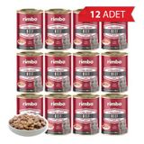 Rimba Sos İçinde Parçalı Sığırlı 12x400 gr Kedi Konservesi