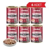 Rimba Sos İçinde Parçalı Sığırlı 6x400 gr Kedi Konservesi
