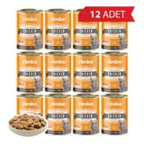 Rimba Sos İçinde Parçalı Tavuklu 12x400 gr Kedi Konservesi