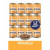 Rimba Sos İçinde Parçalı Tavuklu 12x400 gr Köpek Konservesi