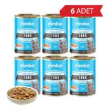 Rimba Sos İçinde Parçalı Ton Balıklı 6x400 gr Kedi Konservesi