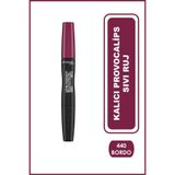 RIMMEL LONDON Kalıcı Provocalips Sıvı Ruj - 440 - Bordo Swoon, 7.5ml