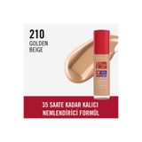 Rimmel London Lasting Finish Fondöten, 210 Golden Beige, 30 ml, SPF 20, Hyaluronic Acid