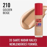 Rimmel London Rimmel Lasting Finish Gold Beige Fondöten SPF20 Pürüzsüz Bitiriş ve Uzun Süre Kalıcılık Sağlar