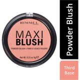 Rimmel London Rımmel Maxi Blush Allık Thırd Base No:01 Doğal Yüzey ile Yüksek Pigmentasyonlu Renk