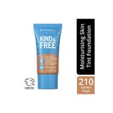 RIMMEL LONDON Vegan London Fondöten Kind Free Dous Foundation Golden Beige No:210