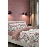 Rimo Home Çift Kişilik Nevresim Takımı Çarşafı Lastikli - Gül Kurusu - 200 x 220 cm