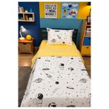 Rimo Home TEK KİŞİLİK NEVRESİM TAKIMI ÇOCUK UZAYLI SPACE