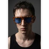Rina Orange Leopard Blue Erkek Güneş Gözlüğü